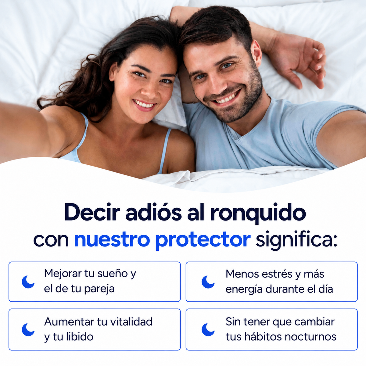 Protector bucal anti ronquido
